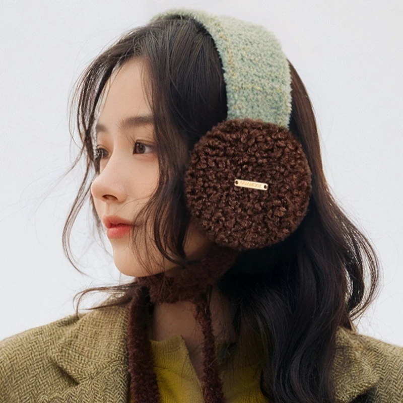 Корейский стиль, плюшевые наушники из