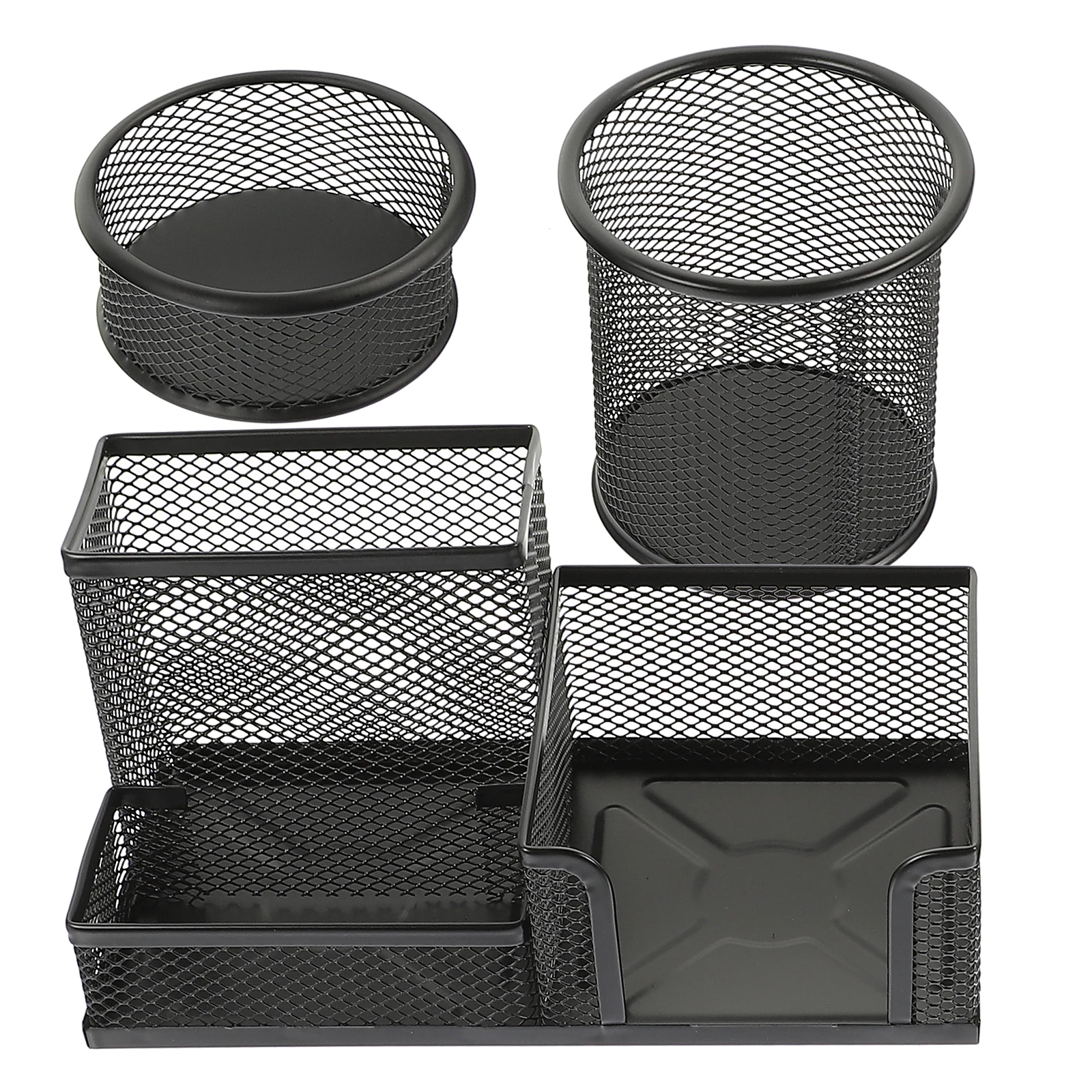 

Stationery Storage Box Pencil Holder Desk Organizer Mesh for Supply Iron Desktop Office Accessory