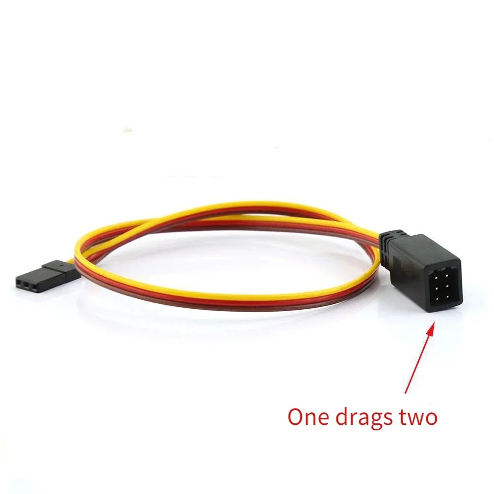 Three In One Cable Esc Power Supply External Wiring Jst For 1/10 Rc Crawler Car Defender Trax Trx4 TRX-6 Tactical Unit Bronco