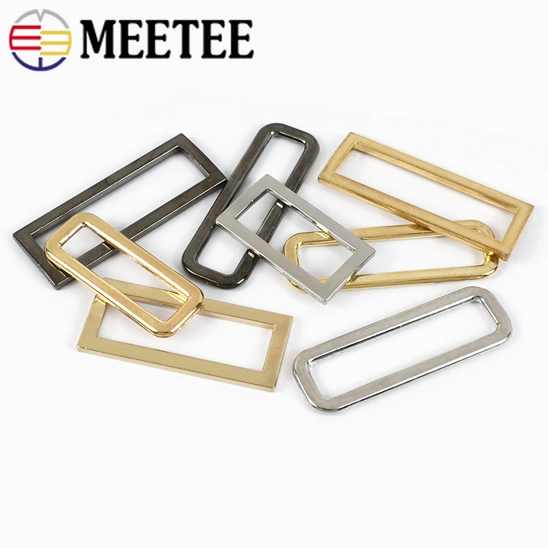 10Pcs 20/25/30/35/40mm D Ring Bag Connector Buckles Metal Handbag Decor Clasps DIY Leather Craft Bags Hardware Accessories