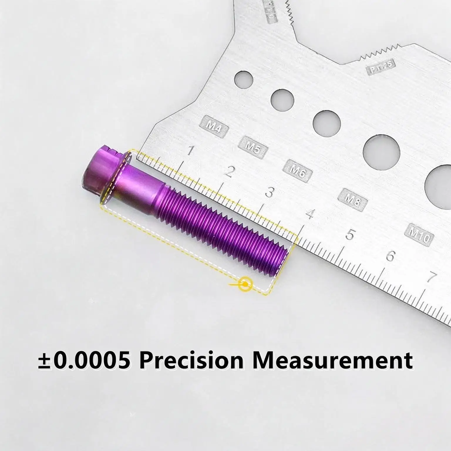 Stainless Steel Screw Measuring Card Multi Function Thread Pitch Gauge Bolt Nut Size Check Ruler M4-M12 Thread Measurement Tool