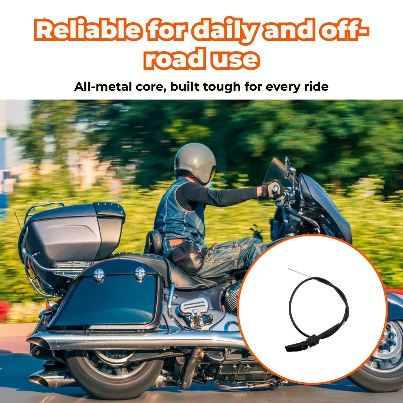 Choke Throttle Cable High Quality Metal Assembly for PW50 PY50 Motorbike Modification Engine Components