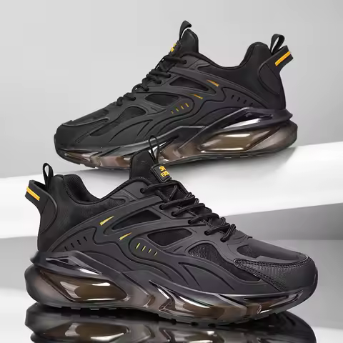 YRZL Men's Sneakers Casual Sport Breathable Running Shoes Comfortable Walking Lightweight Mesh Shoe Outdoor Anti Slip Tennis Man