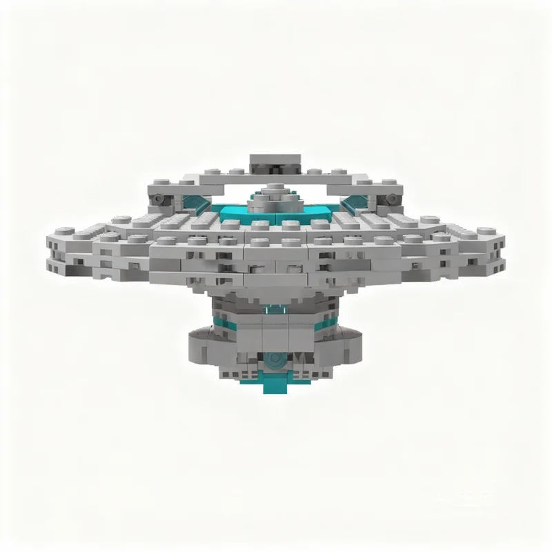 466 Pezzi MOC Spazio USS Akagi Classe Excelsior Variante Modello Blocchi da Costruzione Regalo di Natale Idea Giocattolo Educativo