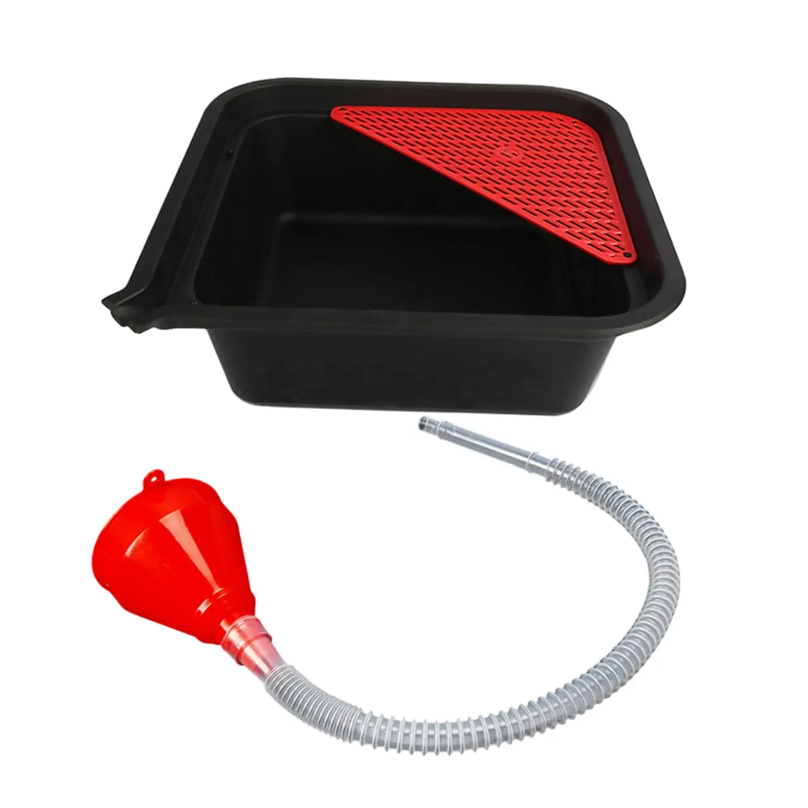 

Поддон для сбора отработанной жидкости 9 л с воронкой для автосервиса и мастерских