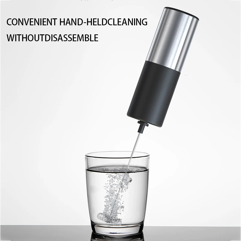 محمولة صغيرة كهربائية الحليب Frother رغوة القهوة رغوة البيض الخافق كابتشينو النمام الغذاء خلاط المطبخ مع أدوات خفقت الوقوف