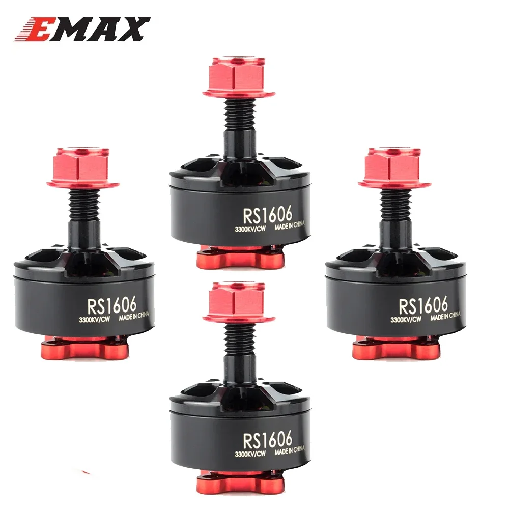 EMAX RS1606 1606 3300KV 4000KV Brushless Motor 3-4S For RC Drone FPV Racing Multi Rotor DIY Parts(4PCS )