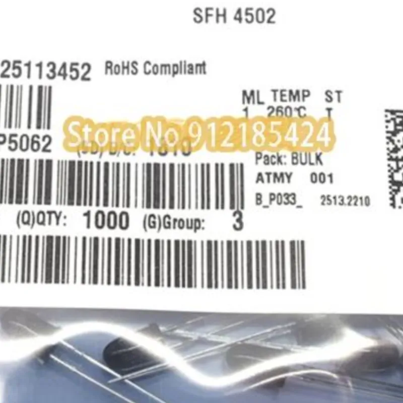 10 teile/los SFH4502 Infrarot Sender Rohr UV Sichtbares Licht Sender Winkel ± 18 °   Wellenlänge 950 nm OSRAM