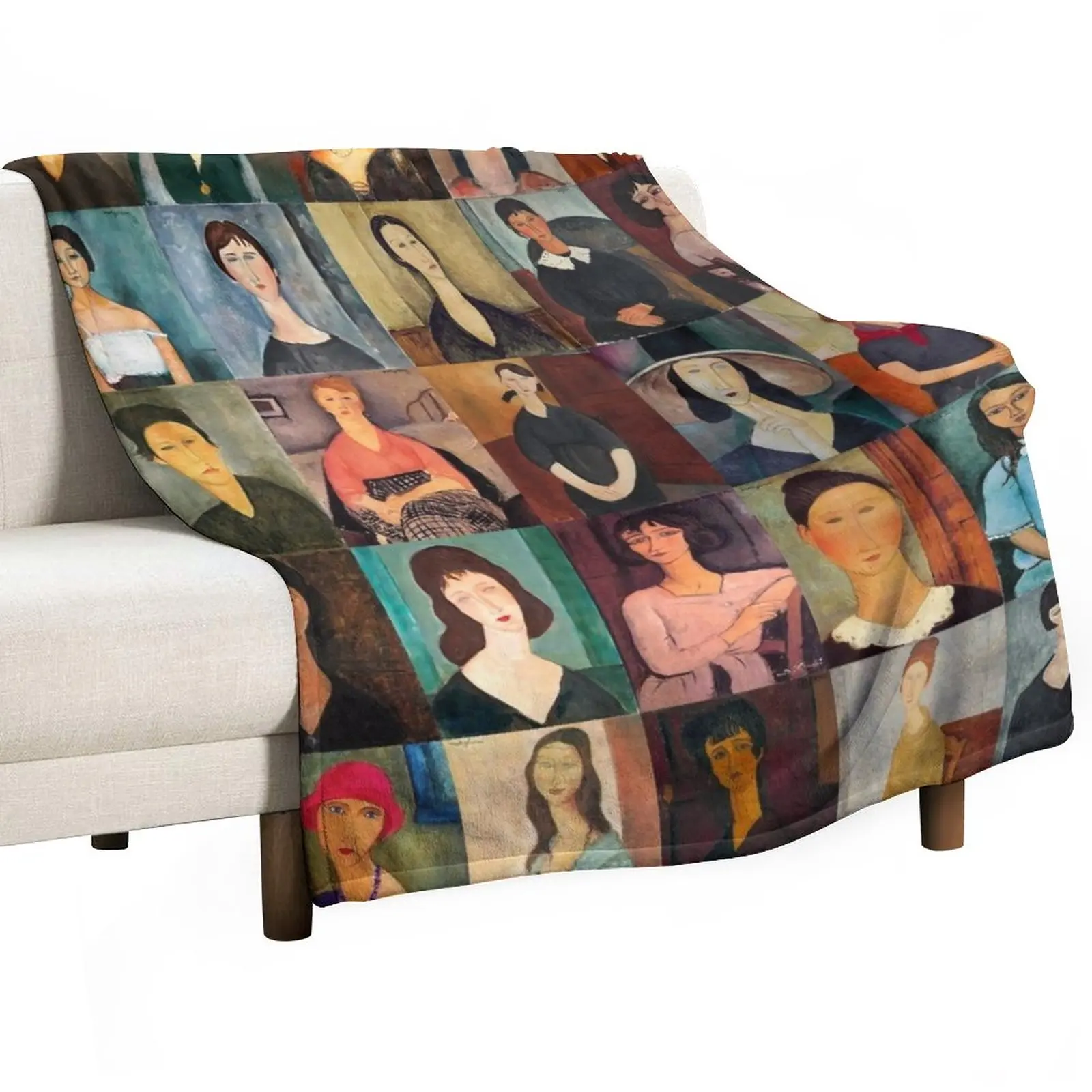 

Amadeo Modigliani Throw Blanket Decorative Throw Blanket Blankets Sofas Of Decoration Winter bed blankets