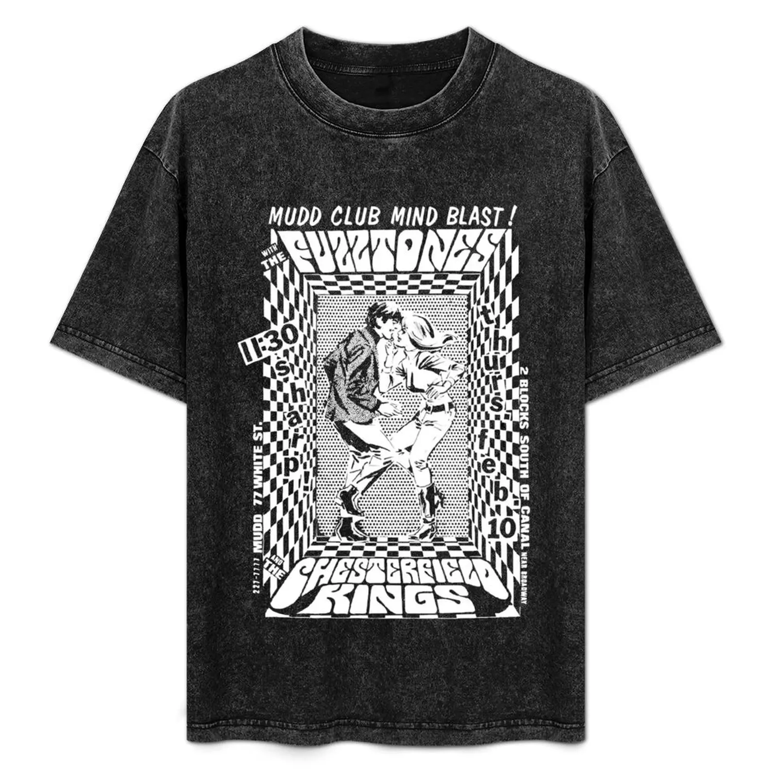 People Classic Mudd Club Fuzztones Music Awesome T-Shirt Halloween Casual T-Shirt