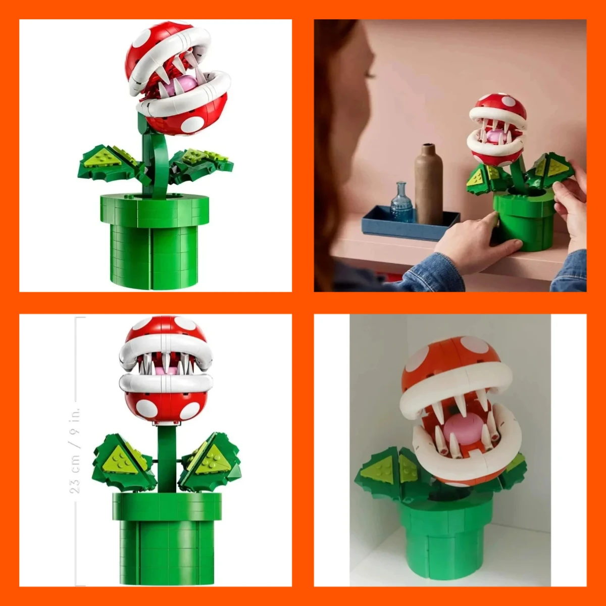 Cannibal Flower-Bausteine-Sets, kompatibel mit Legoed-Partikeln, geeignet für Weihnachtsgeschenke 71426