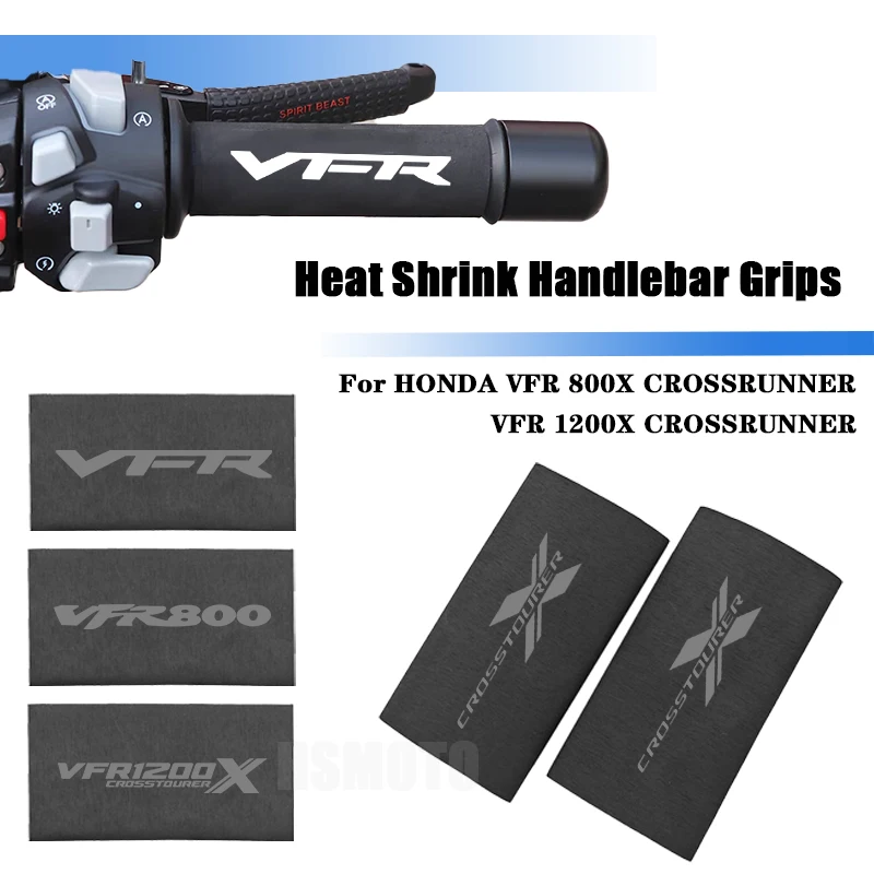 For HONDA VFR 800X CROSSRUNNER VFR 1200X CROSSRUNNER VFR800 All Years Universal Handle Grips Cover Heat Shrink Handlebar Grips