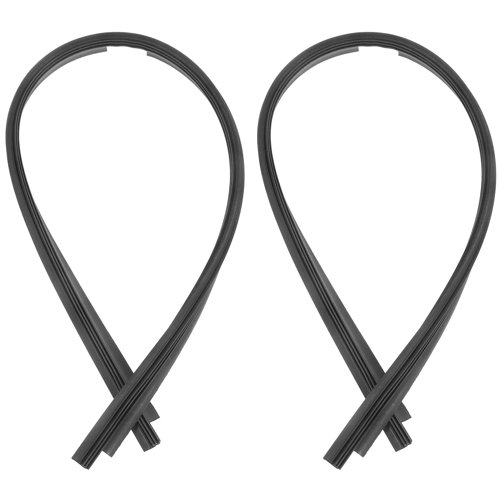 

2 Pcs Wiper Strip Blades Refill Windscreen Plastic Strips Windshield Attachment Car Supplement