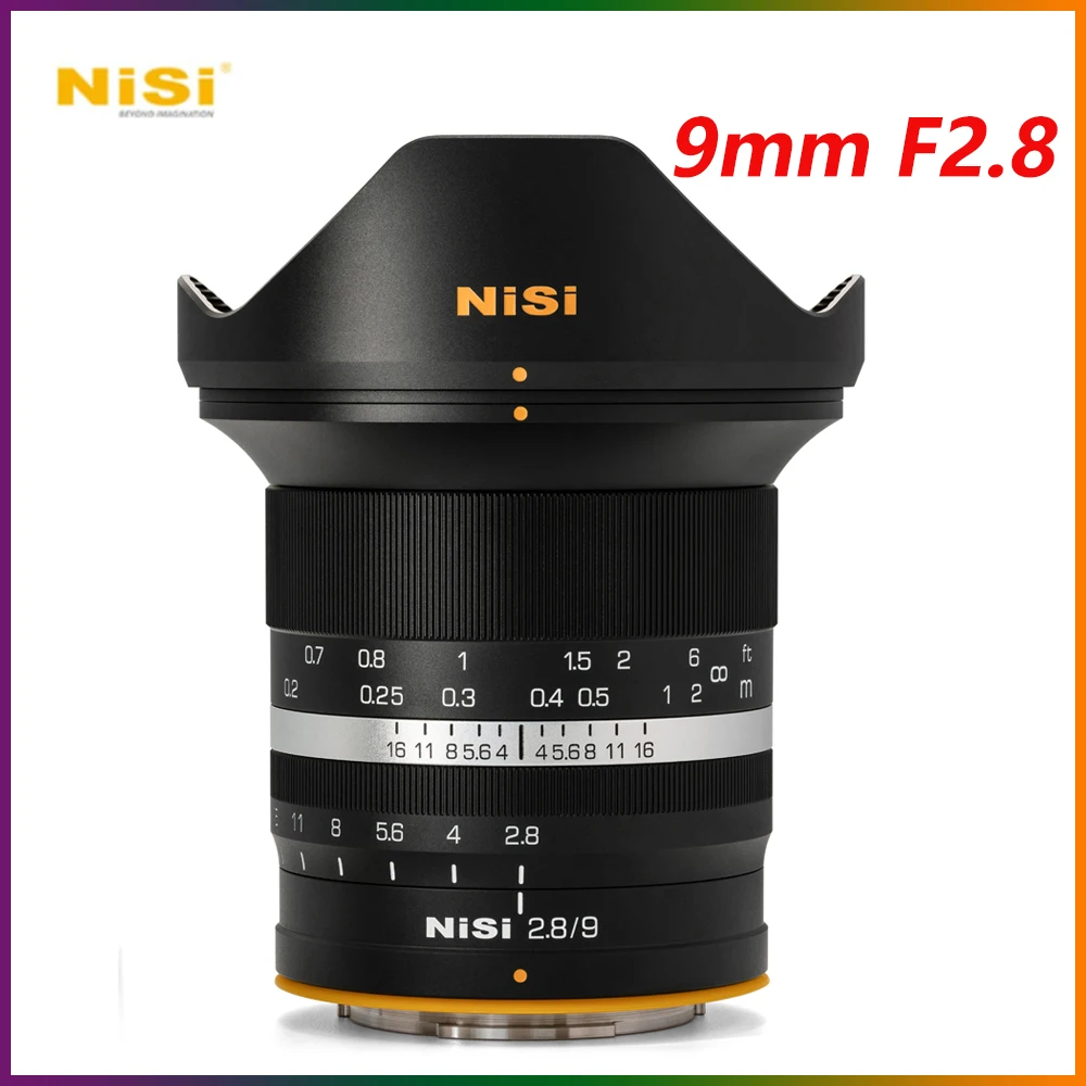 

NiSi 9mm F2.8 APS-C Ultra Wide Angle Camera Lens for Sony E Fuji X Canon RF Nikon Z M4/3 ZFC Mount Camera Ten Needle Star Lens