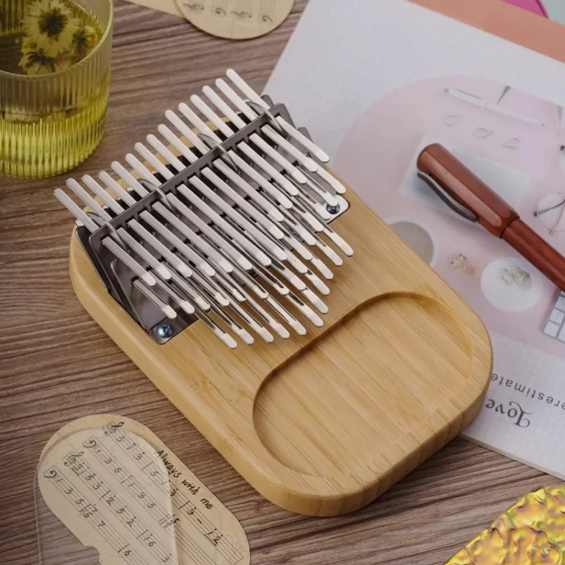 41-note Thumb Harp Three-layer Key Finger Harp Simple String Instrument Three-row Keyboard Musical Accompany Instruments Kalimba