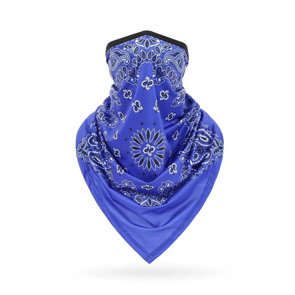 

Breathable Paisley Scarf Half Face Mask Breathable Quick-drying Neck Gaiter Sun Protection Bandana Face Cover Hiking Headwear