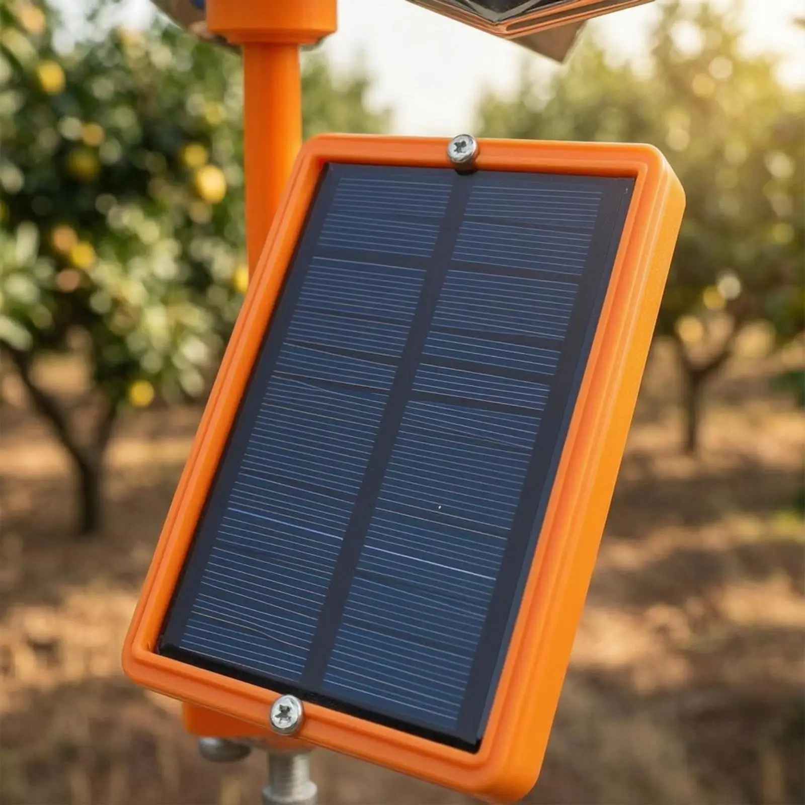 Bird Deterrent Device Solar Reflective Windmill Clamp Mounted Outdoor Pigeon Repellent for Farmland Yard view 5