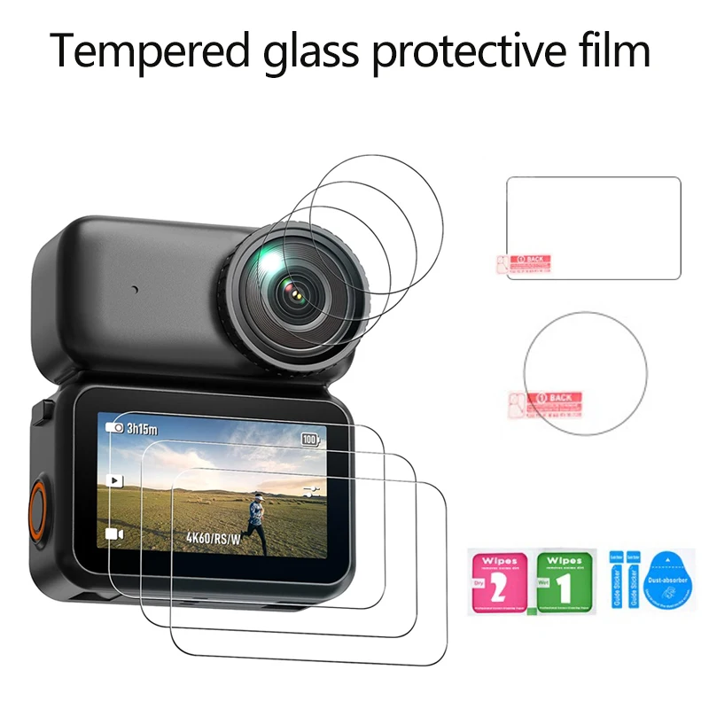 Protecteur d'écran en verre trempé pour caméra d'action DJI Osmo Nano, film de protection d'écran LCD 9H pour accessoires DJI Nano
