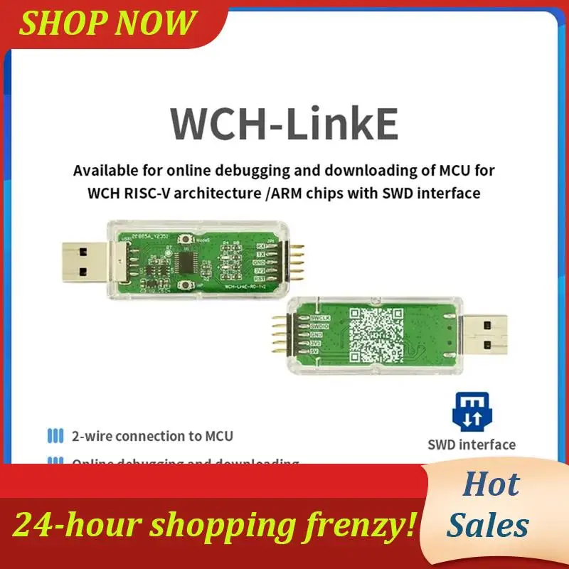 

AB31-2 шт. WCH-Linke Интернет-загрузка Отладчик Поддержка WCH RISC-V Архитектура Интерфейс MCU/SWD 1 последовательный порт к USB-каналу
