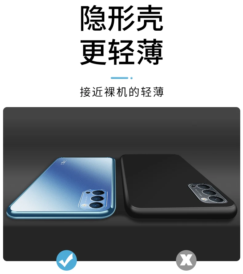 Transparent Back Cover for OPPO Reno 4 Pro SE Lite 4F Z Phone Case 360 Clear Soft Funda Reno4 4SE 4Pro 4Lite F 4Z 4G 5G Global