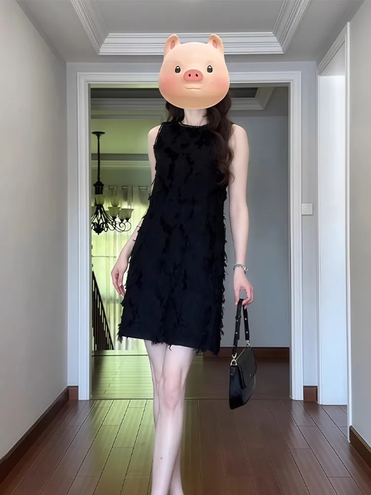 Rétro a-ligne Svel découpe florale Dr femmes été nouveau Sle jupe polyvalente trajet coréen Sle l taille