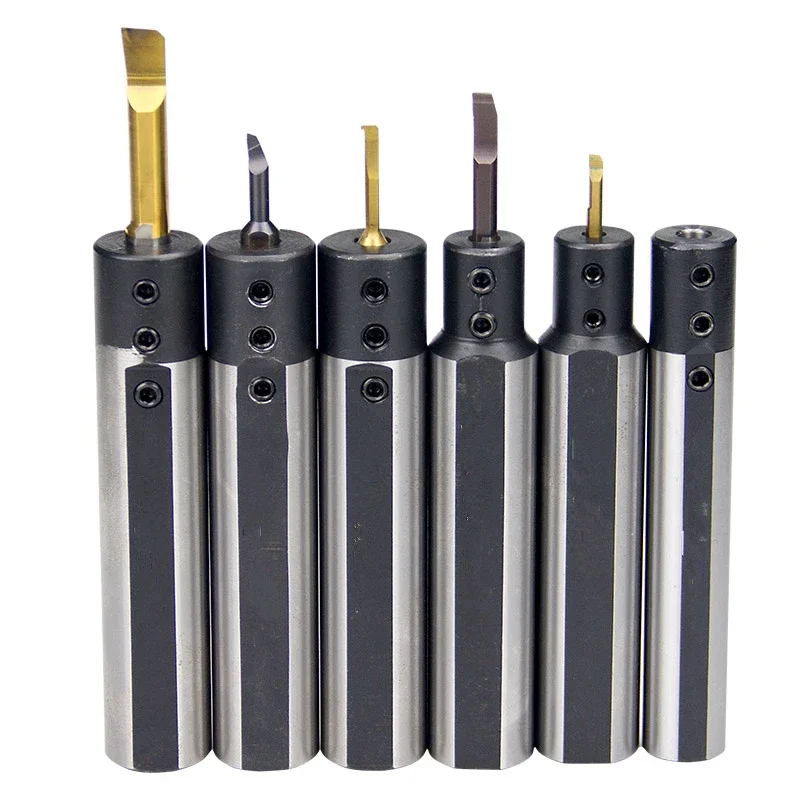 SHB12 SBH16 SBH20 SBH25-3 4 5 6 7 8 10 12 Matching Fine Tungsten Steel Alloy Hole Small Diameter Fine Boring Knife Sets