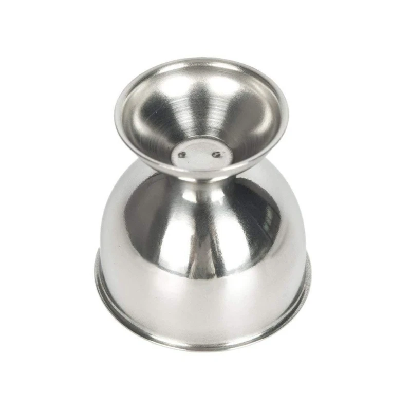 Y3NA 4Pcs Stainless Steel Egg Cups Egg Holders Egg Tray Kitchen Gadgets Tools for Hard Boiled Eggs, Silver