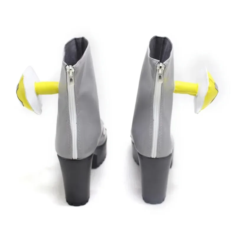 Anime Scarlet and Violet Iono Cosplay Boots Wig Green Pink Mix Long Wig Heat Resistant Synthetic Halloween Party Wigs Shoes