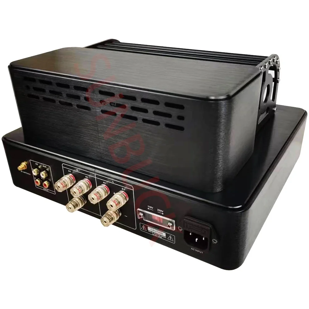SUNBUCK AV3800 6E2 6F1 6P1 Vakuumröhre Leistungsverstärker 2.0 Stereo 15W + 15W USB Bluetooth Hifi Röhrenleistungsverstärker Audio