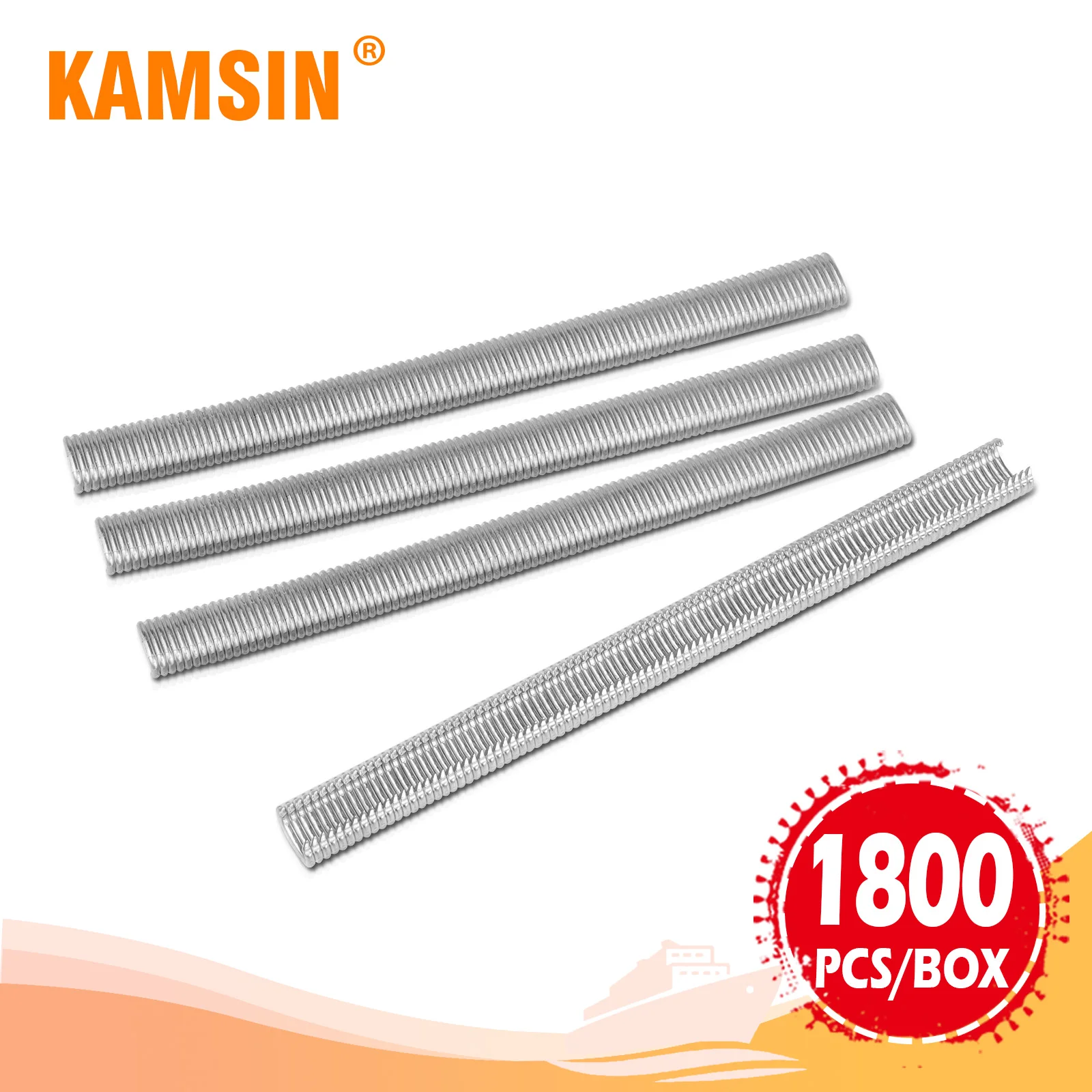 KAMSIN C1214 304SS/Galva 17Gauge 7/16