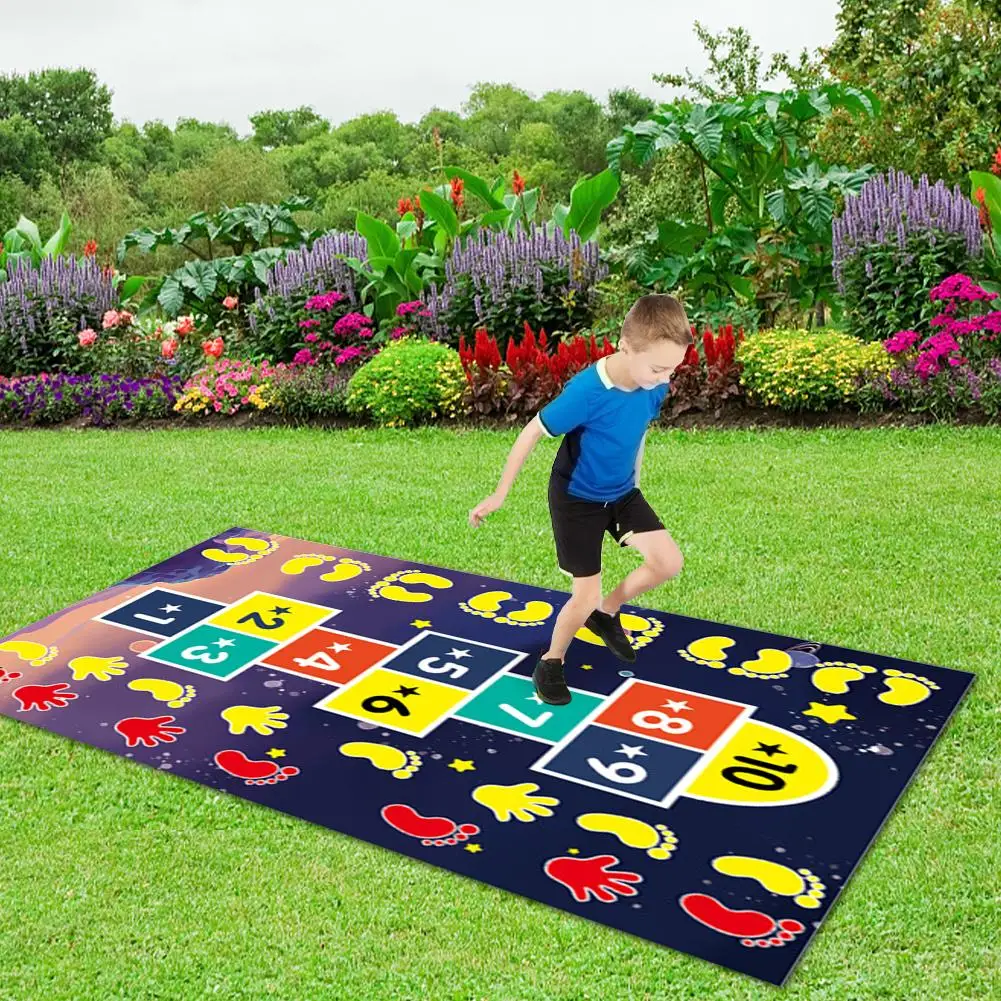 Jumping Game Mat Children's Outdoor Sports Toy Exercise Hands And Feet Balance High-quality Materials Safety Kindergarten Team