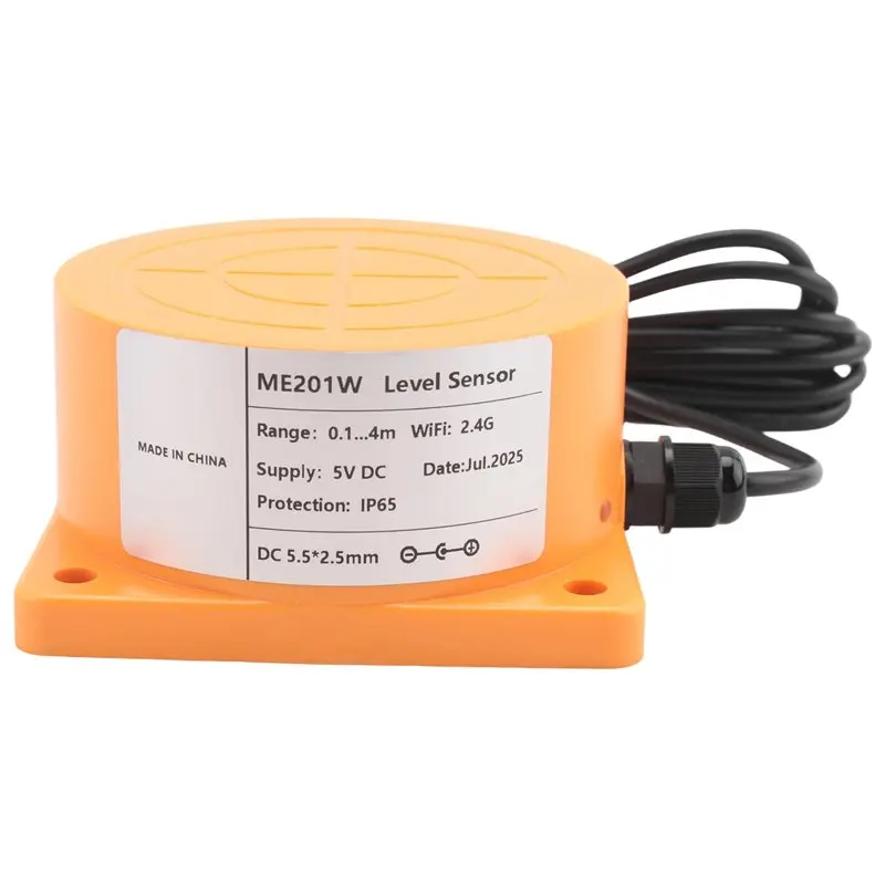 

ABJG-Tuya Smart Wifi Ultrasonic Water Tank Level Monitor Sensor Real-Time Alerts App Control For IOS & Android EU Plug
