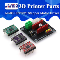 3D Printer Parts StepStick A4988 DRV8825 Stepper Motor Driver With Heat sink Carrier Reprap RAMPS 1.4