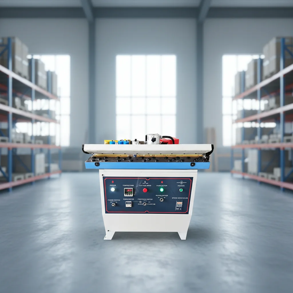 New Portable Mini Edge Banding Machine High-Accuracy Automatic Bander Corner Trimming Gluing PLC Controlled 220V 1 Year Wood/MDF
