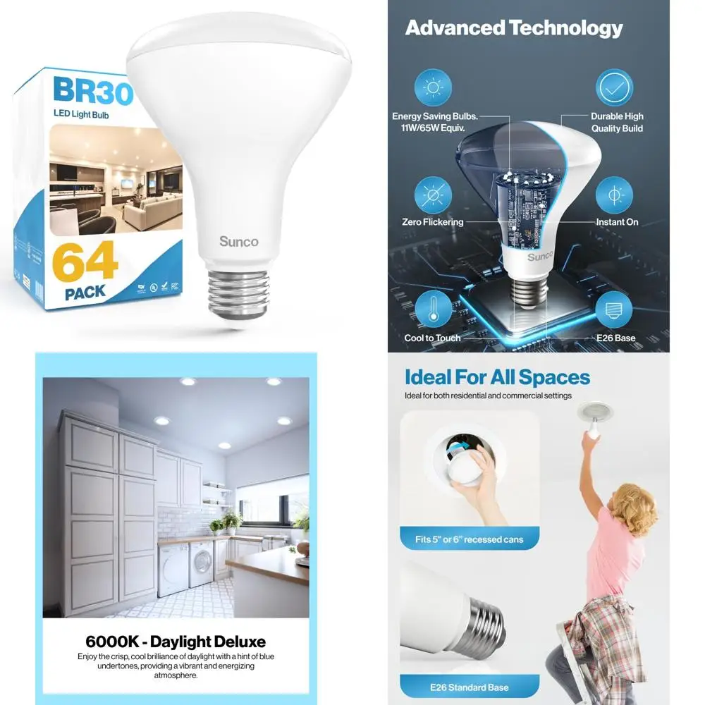 Led BR30 64 Pack Re… - image