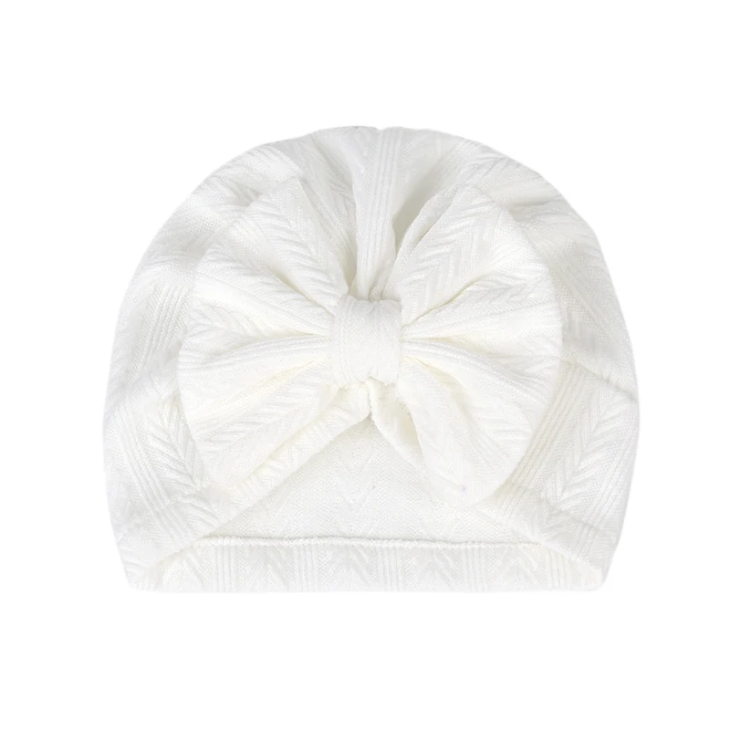 Rteyno-turbante para bebé, gorro de Hospital suave con lazo para el pelo grande, para recién nacido