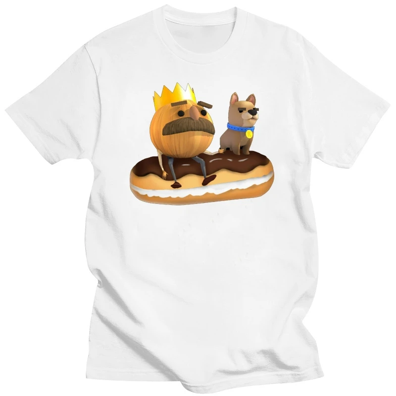 Overcooked King Onion And Kevin T-Shirt Unisex Cotton Adult Funny Video Game New Teenage Pop Top TEE Shirt