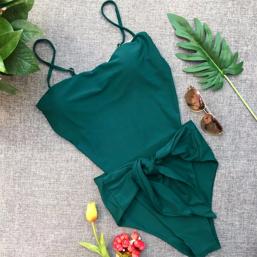 Bikini Sexy con tirantes para mujer, Monokini con vendaje frontal, traje de baño sin espalda, microbikinis, traje de baño extremo, traje de baño de una pieza para playa