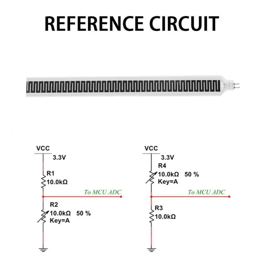 SF15-150 Thin Film Pressure Sensor Thin Film Flexible Force Sensing Resistor Force Sensitive Resistor Measurement Equipment