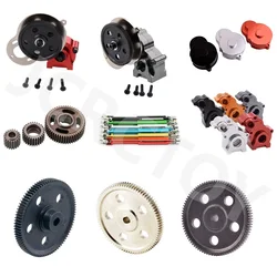 RC Center Transmission Assemble Metal Part Gearbox/Transmission Gear/Motor Cover/Drive Dogbone For 1/10TH RGT 86100 Upgrade Part