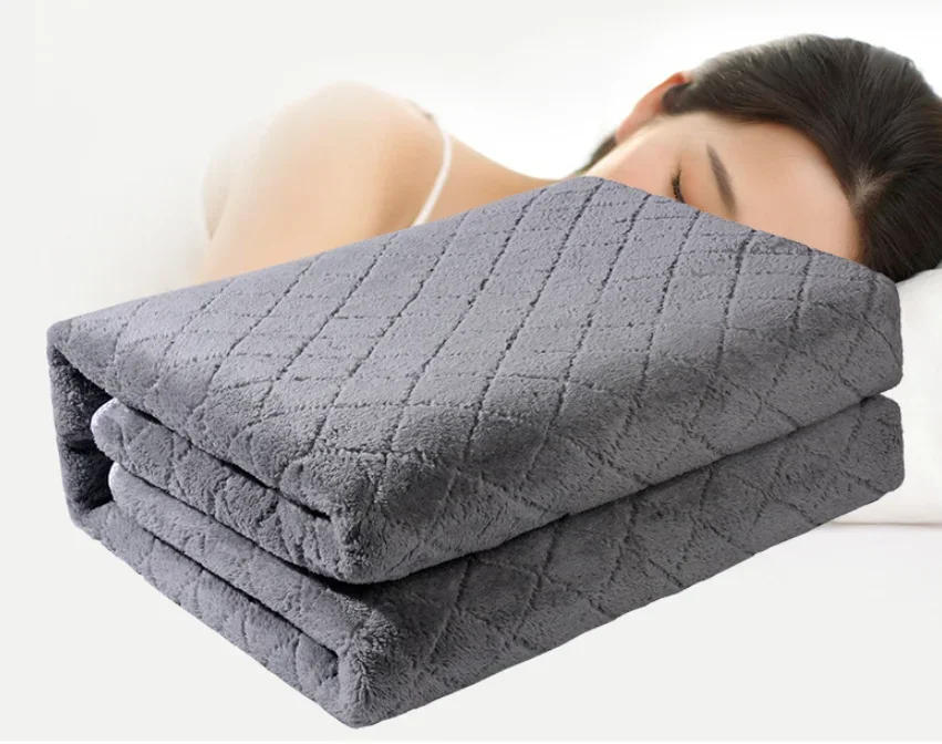 150*70cm Electric Heating Blankets Soft Flannel Heated Blanket Cover Winter Body Warm Mat Timed Sleeping Pad Heater