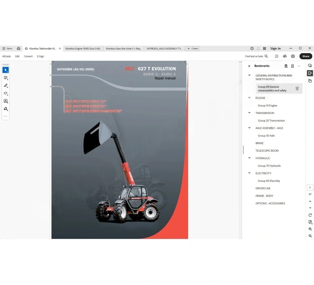 

Телескопический скалер AutoDVD Manitou MLT 14,1 ГБ Ремонт, оператор, руководство по обновлению детали 2021