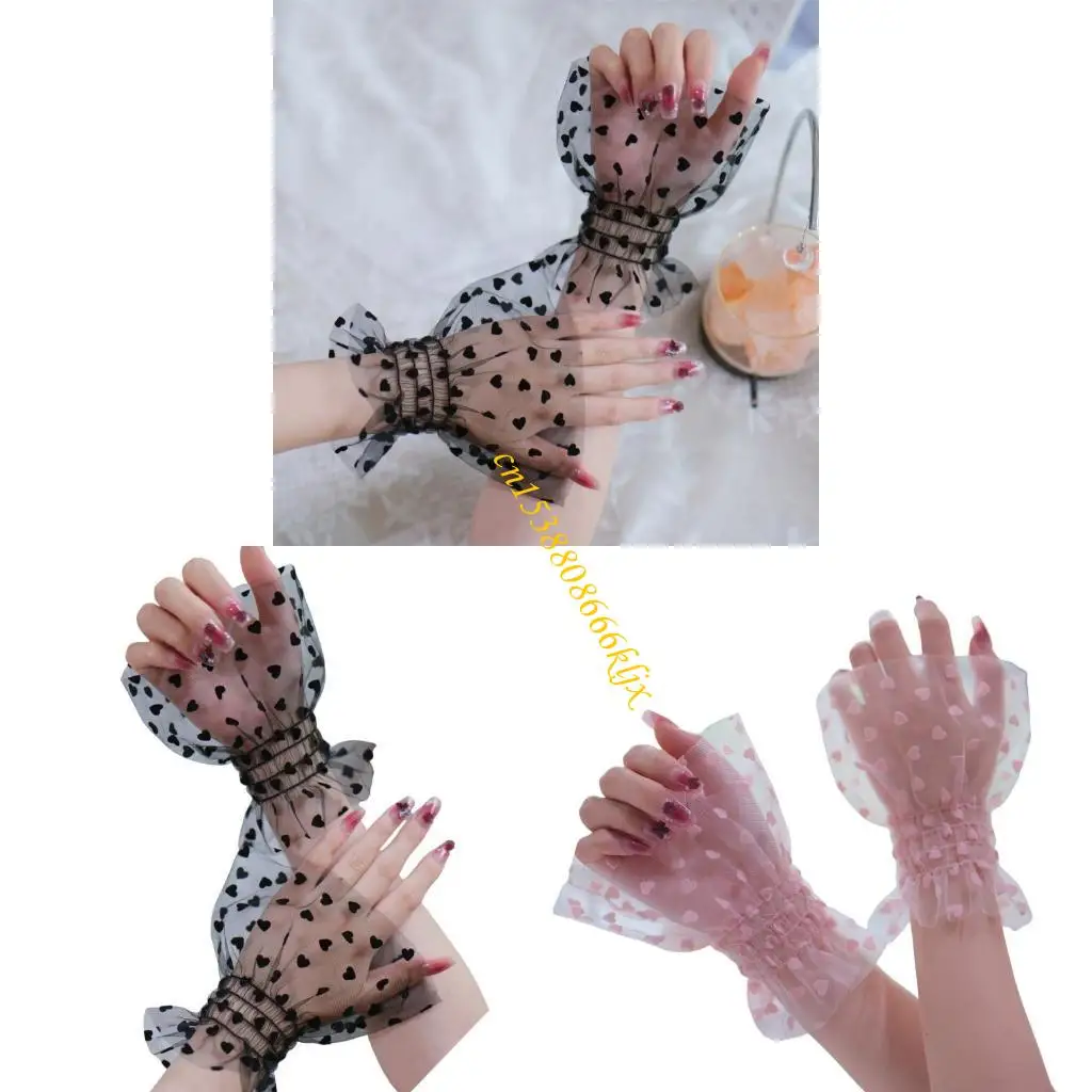 

Fashionable Sleeve Covers For Hand Modeling Breathable Nails Photo Props 066C