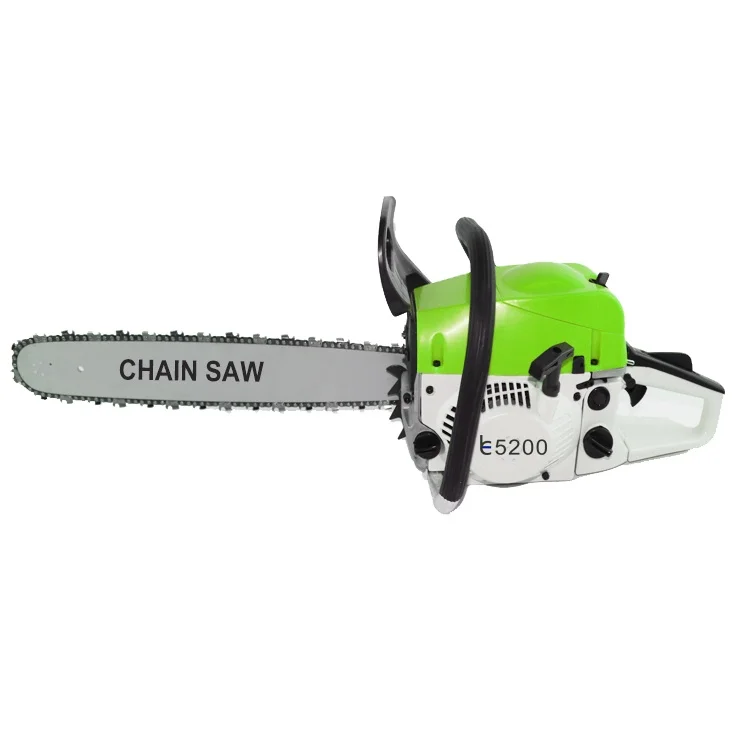 

18"20"22" 2 Strokes Easy Start Professional Petrol Chain Saw Wood Cutting Machine Gasoline Chainsaw 52cc