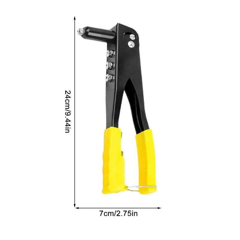 Imagem -06 - Pop Rivet Guns Conjunto Rebitador de Mão Reparação Doméstica Ferramenta Manual Rivet Nut 40 Rebites Cegos 2.4 mm 3.2 mm 4.0 mm 4.8 mm Profissional