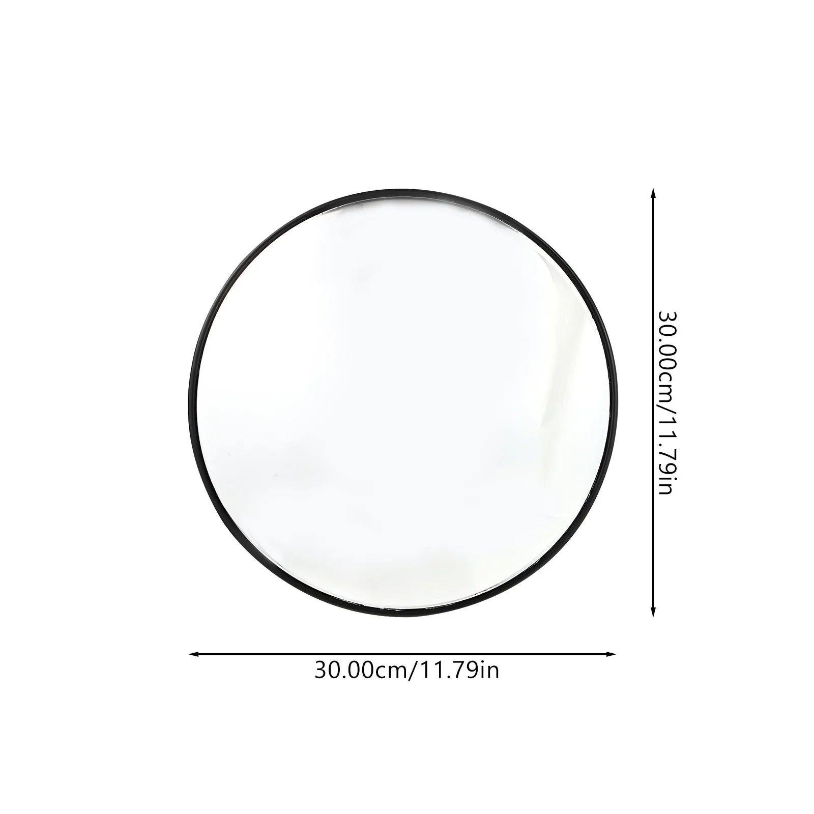 Traffic Convex Mirror 12 Inch Outdoor Safety Blind Spot Mirror For Driveway Junction Wide Angle Roadway Security Visibility