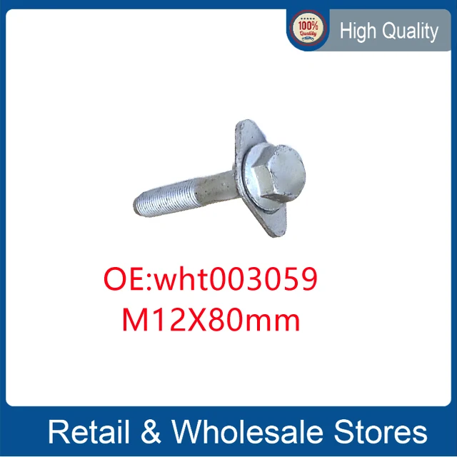 

M12X1.5X80mm FOR Ft Upper Control Arm Mount Bolt WHT002059 529/530 Steering Tie Rod Screw FOR A4 A5 A6 A7 A8 Q5 PHIDEON