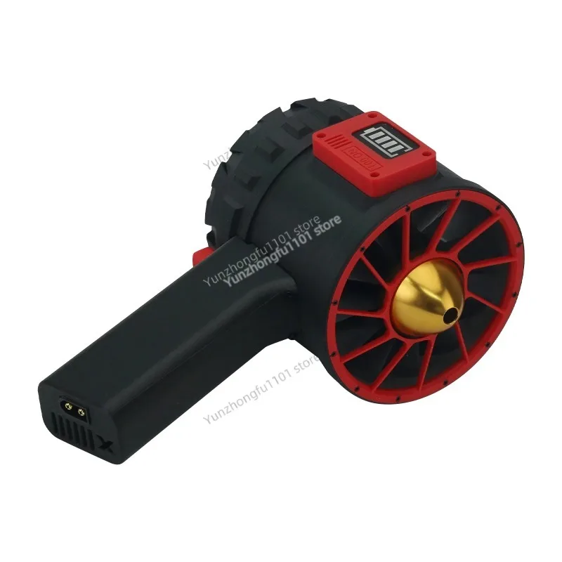 90mm 3.5 Inch Duct Turbo Fan, 5KG High‑Thrust Violent Blower Fan Black for Vehicle Cleaning Garden Dust & Snow Removal