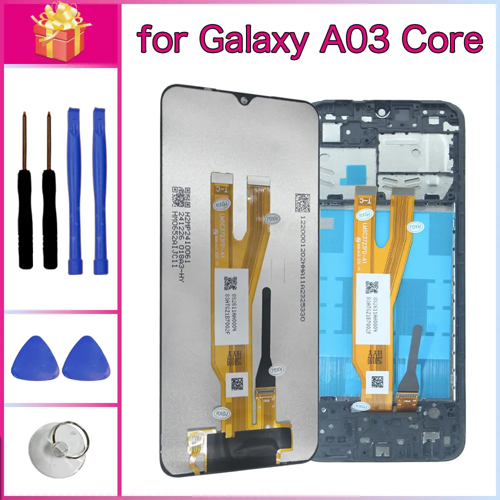 Pantalla Core A03 de 6,5 pulgadas para Samsung A032 A032F A032F/DS A032M pantalla LCD de teléfono montaje de digitalizador con pantalla táctil LCD con marco