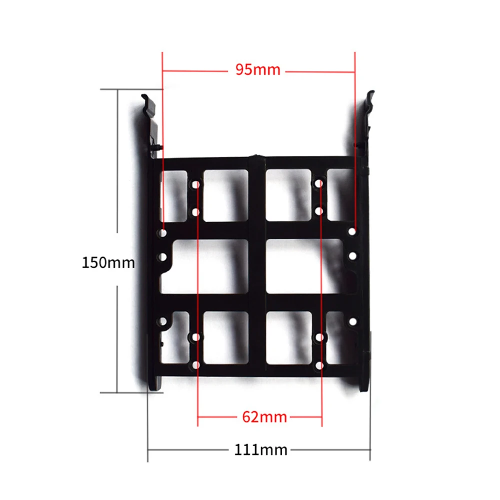 Mounting Bracket Adapter Bracket Plastic Dock Hard Drive Holder HDD SSD for 2.5 inch / 3.5 inch Hard Drive Tray Holder